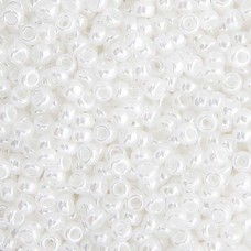 Bulk Bag White Pearl Ceylon Miyuki 11/0 Seed Beads, 250g, Colour 0528