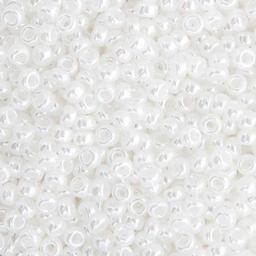 White Pearl Ceylon Colour -0528, Miyuki 11/0, 22g