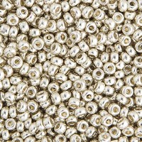 Miyuki Galvanized Silver Seed Beads 11/0, Colour 1051, 22g pack