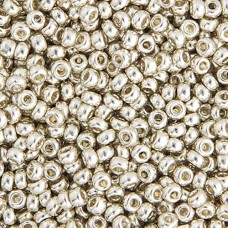 Miyuki Galvanized Silver Seed Beads 11/0, Colour 1051, 22g pack