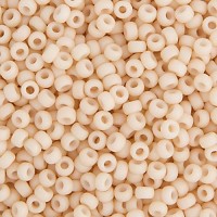 Dark Cream Opaque Matte Miyuki 11/0 Seed Beads, 250g, Colour 2022