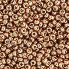 Duracoat Galvanized Champagne Miyuki 11/0 Seed Beads, 100g, Colour 4204