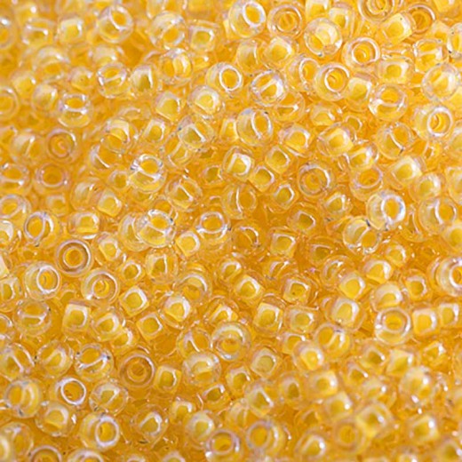 Colour Lined Sun Glow Luminous Neon Color Miyuki 11/0 Seed Beads, 250g, Colour 1121