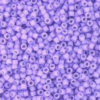 DB2138 Duracoat Opaque Dyed Light Purple, Size 11/0 Miyuki Delica Beads, 5.2g approx.
