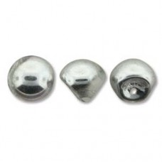 Crystal Labrador Mushroom Bead 9x8mm - 30 beads