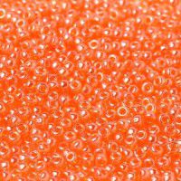 Transparent Orange Luster, Miyuki 11/0 Seed Beads, Colour 0165, 22g Approx.