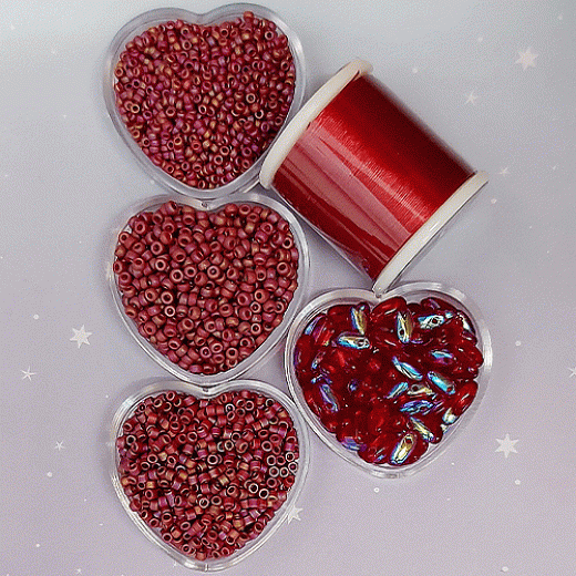 Miyuki Beads Cranberry Crush Milkshake Bead Collection