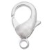 26mm Matte Silver Lobster Clasp, Pack of 2