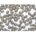 Chalk White Grey Luster 5x3mm Pinch Beads, Approx 10gms