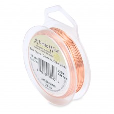 Beadalon 22 Gauge Artistic Wire, Bare Copper, 15YD