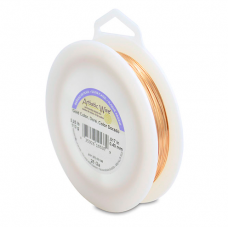Gold Colour Beadalon 28ga Copper Wire, 96m Reel