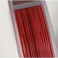 Orange colour 28 gauge copper wire, 36.58m reel