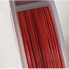 Orange colour 28 gauge copper wire, 36.58m reel