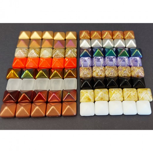 12mm Pyramid Bead Bundle