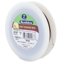 Bronze, 0.015", 1,000ft Reel 7 Strand Beadalon Beading Wire, JW02Z-8