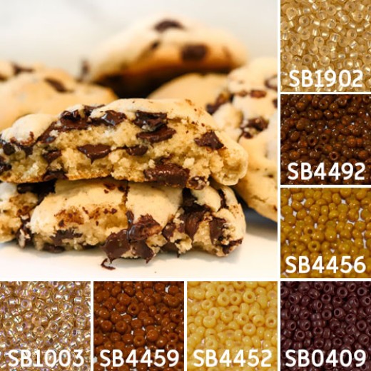 Choc-Chip colour inspiration Miyuki seed bead collection - Miyuki 11/0 Seed Beads