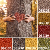 Love Trees colour inspiration Miyuki Delica bead collection - Miyuki 11/0 Delica Beads
