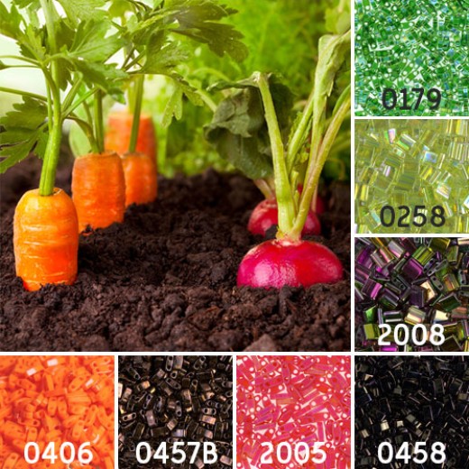 Plants colour inspiration Miyuki seed bead collection - Miyuki 11/0 Seed Beads