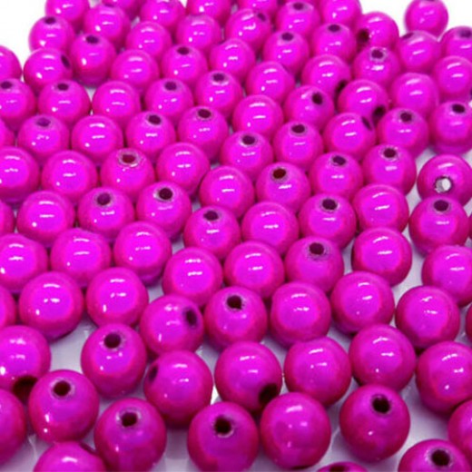 4mm Fuchsia Miracle Beads, Pack of 50