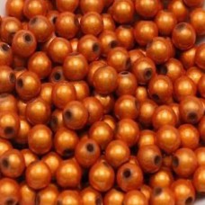 4mm Orange Miracle Beads, Pack of 100