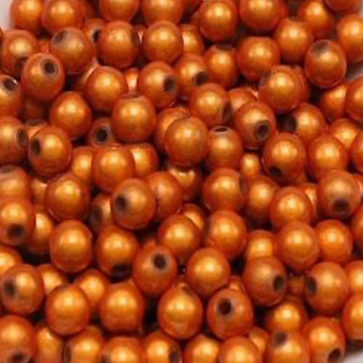 5mm Orange Miracle Beads, Pack of 20
