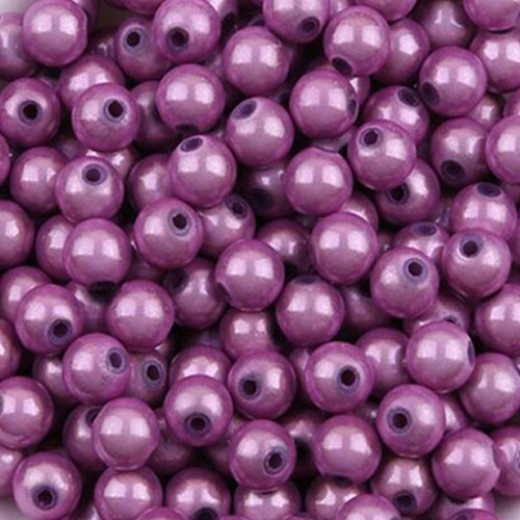 5mm Lilac Miracle Beads, Pack of 20