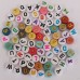 7mm Individual Alphabet Capital Letter Beads, A-Z, 5p each
