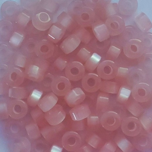 Pearl Pink Pony Beads, Pack of 10