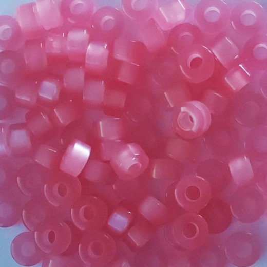 Pink Pony Beads, Pack of 10