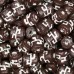 6 x 8mm Small Tube Clay Beads, Brown, Pack of 250g.