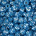 6 x 8mm Small Tube Clay Beads, Aqua, Bulk Bag Approx. 250g