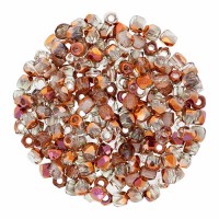 Crystal Sunset 2mm Firepolished Beads 150pcs