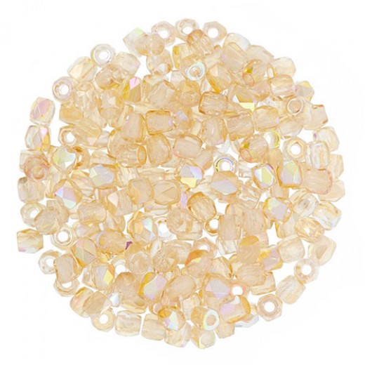 Crystal Lemon Rainbow 2mm Firepolished Beads 150pcs