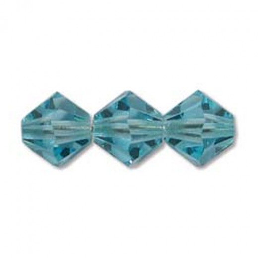 Aqua Bohemica 3mm Preciosa Bicones, Pack of 48
