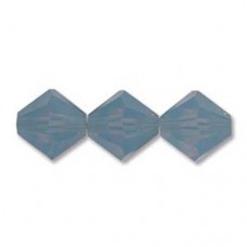 Air Blue 3mm Preciosa Bicones, Pack of 48