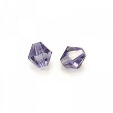 Light Tanzanite 3mm Preciosa Bicones, Pack of 48