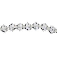 Crystal 4mm Preciosa Bicones, Pack of  48pcs