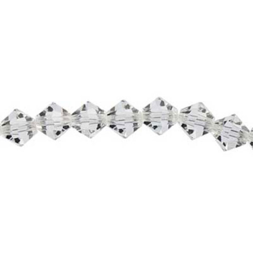 Crystal 4mm Preciosa Bicones, Pack of  48pcs