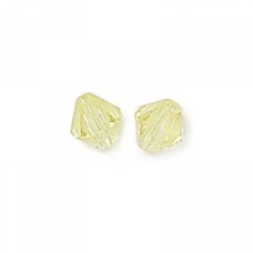 Jonquil  3mm Preciosa Bicones, Pack of 48
