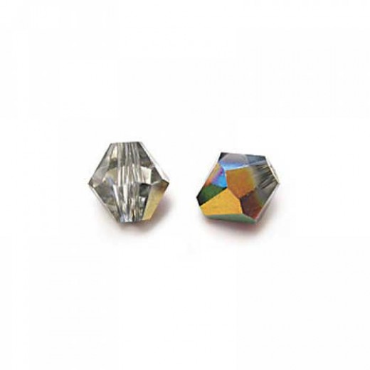 Preciosa 6mm Crystal Vitrail Medium Bicones, Pack of 24