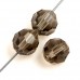 Black Diamond  Preciosa 8mm Round Crystals on 5" Strand
