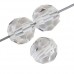8mm Round Preciosa 8mm Crystals on 5" Strand, Crystal, 15 Beads