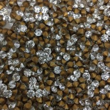 Wholesale Pack Crystal Chatons, 2.7-2.8mm, SS10, Crystal, Approx 1000 Pieces
