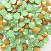 Vintage Chatons, Green Opal, PP11 / 1.6mm, Pack of 144