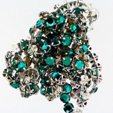 Emerald on Silver Rosemontees, Pack of 12