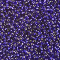 Silver Lined Royal Blue Size 10/0, 22g