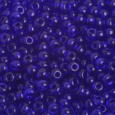 Transparent Royal Blue, Size 6/0, 22g