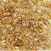 Luster - Transparent Gold Smoke Topaz 6mm Bar Beads - 9gm Approx