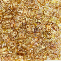 Luster - Transparent Gold Smoke Topaz 6mm Bar Beads - 9gm Approx Luster - Transparent Gold Smoke Topaz 6mm Bar Beads - 9gm Approx