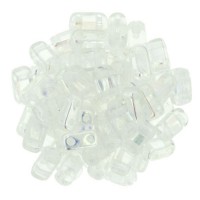 Crystal 2-Hole Brick Bead - 3 x 6mm -  Pack of 50 